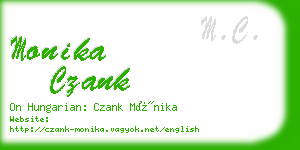 monika czank business card